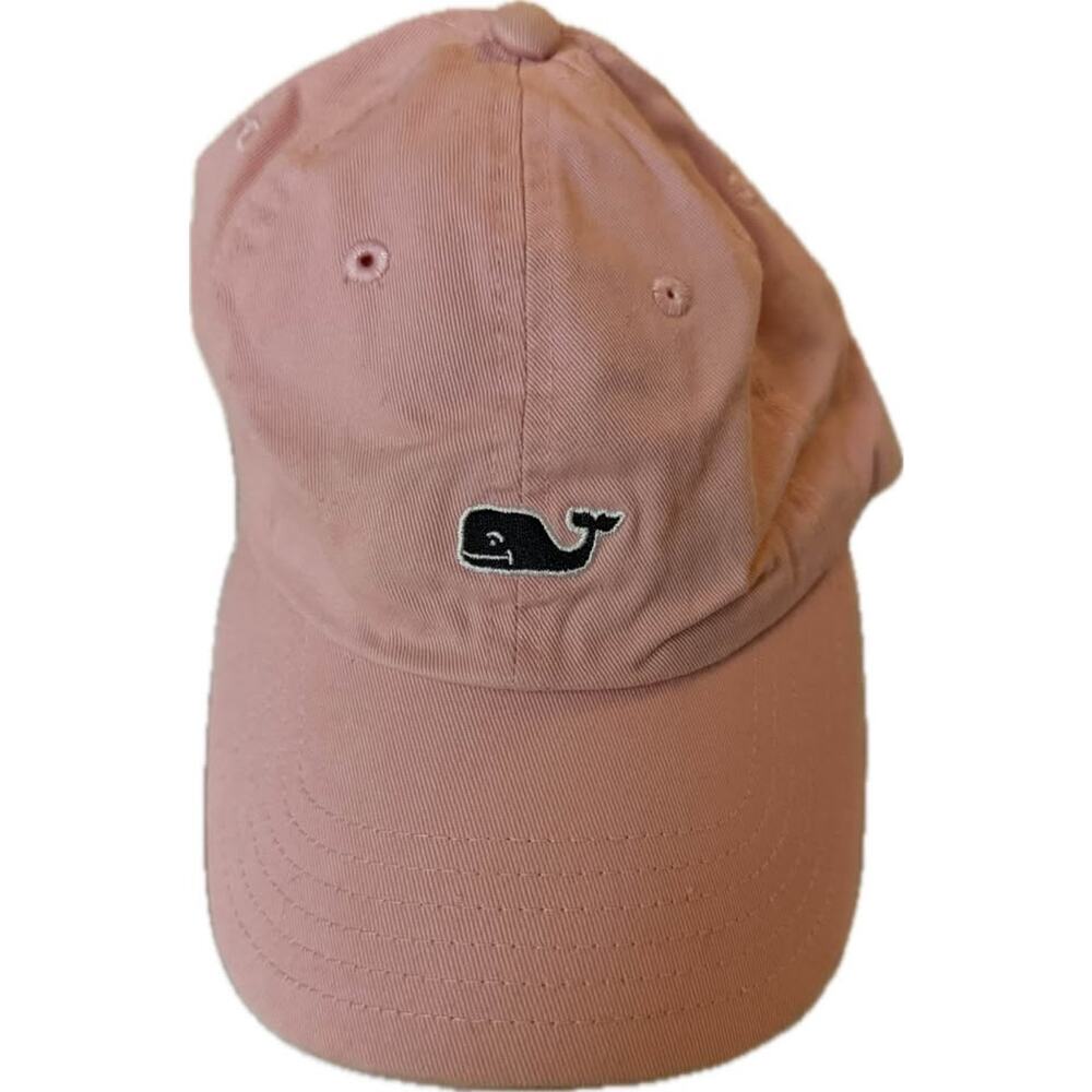 Vineyard Vines Pink Whale Logo Adjustable Baseball Cap – Preppy Classic